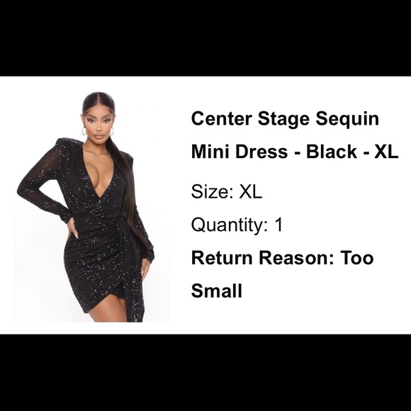 Sequin Sexy Black - Picture 1 of 1